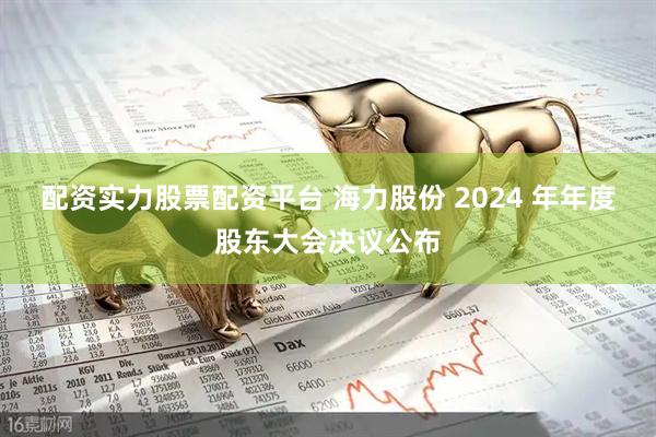 配资实力股票配资平台 海力股份 2024 年年度股东大会决议公布